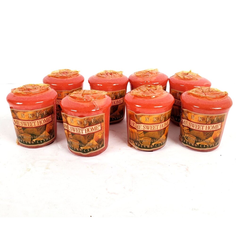 Retired Yankee Candle HOME SWEET HOME Lot Of 8